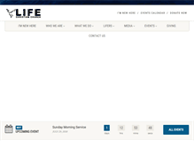 Tablet Screenshot of lifechristianchurch.com